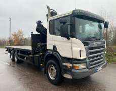 2007 Scania P310 Day cab Manual gearbox 6×4 Double drive 10 Tyres  on Steel suspension 